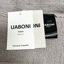 上級EU製＆定価5万◆UABONI*Paris*カーディガン*ユアボニ*パリ発◆上質 ソフト ニット ゆったり 暖かい 無地 トレンド シンプル普段着 M/46_画像9