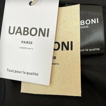 一枚限定EU製＆定価7万◆UABONI*ジャケット*Paris*ユアボニ*パリ発◆薄手 上質 ロング 英字柄 アウター マウンテンパーカ ブルゾン XL/50_画像10