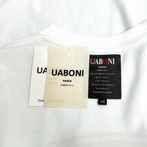 人気EU製＆定価2万◆UABONI*ユアボニ*半袖Tシャツ*フランス*パリ発◆コットン100％ 薄手 吸汗 通気 遊び心 可愛い カットソー 日常 XL/50_画像9