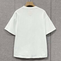 高級・半袖Tシャツ 定価2万◆Emmauela・イタリア・ミラノ発◆綿100％ 上質 薄手 通気 個性 車 プルオーバー カットソー アメカジ 夏服 M/46_画像2