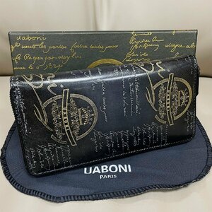  special order limited goods EU made regular price 23 ten thousand *UABONI*yuaboni* illusion. pa tea n* round fastener long wallet *kali graph .- Golden hand . car fs gold 