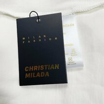 定価4万★christian milada・ミラノ発・ トレーナー★コットン100％ 個性 柔らかい 快適 カットソー 遊び心 可愛い 日常 カップル XL/50_画像10