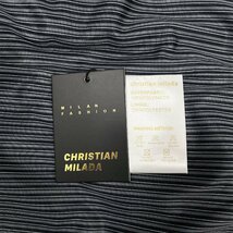 定価5万★christian milada・ミラノ発・ジャケット★上質 薄手 滑らか 快適 ストライプ アウター おしゃれ ブルゾン 通勤 日常2XL/52サイズ_画像10