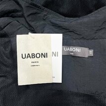 定番EU製＆定価4万◆UABONI*Paris*トレーナー*ユアボニ*パリ発◆快適 速乾 薄手 ハーフシップ 英字 メッシュ スポーツ プルオーバー M/46_画像9