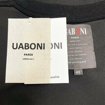 高級EU製＆定価4万◆UABONI*Paris*トレーナー*ユアボニ*パリ発◆綿100％ 長袖 吸汗 通気性 和風 夕日 スウェット ストリート 秋冬 XL/50_画像9