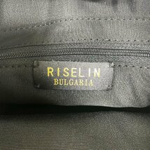 上品ヨーロッパ製※定価12万◆ブルガリア発※RISELIN ハンドバッグ 本革 牛革 2way コンパクト 肩掛け ショルダーバッグ 通勤 OLレディース_画像10