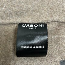 最高峰EU製＆定価7万◆UABONI*Paris*テーラードジャケット*ユアボニ*パリ発◆上級カシミヤ 暖かさ ソフト チェック柄 ビジネス 紳士 L/48_画像10