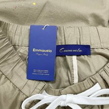 高級・スラックス 定価5万◆Emmauela・イタリア・ミラノ発◆コットン100％ 薄手 通気 落書き風 スウェットパンツ ボトムス ストリート XL_画像9