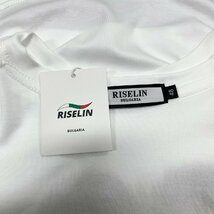 新作ヨーロッパ製※定価2万◆ブルガリア発※RISELIN 半袖Tシャツ 通気 個性 ハート柄 ギャザー ショート丈 キレイめ レディース M/46_画像10