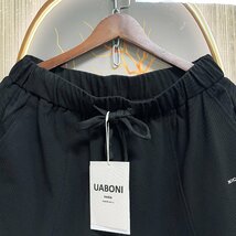 最高級EU製＆定価7万◆UABONI*Paris*上下セット*ユアボニ*パリ発◆薄手 通気 快適 定番 半袖 ポロシャツ ショートパンツ スポーツ 春夏 L_画像7