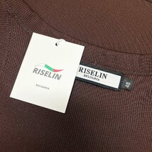 新作ヨーロッパ製※定価2万◆ブルガリア発※RISELIN タンクトップ 薄手 通気 快適 リブ インナー トップス きれいめ レディース 夏 L/48_画像10