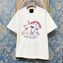 定価2万★christian milada・ミラノ発・ 半袖Tシャツ★コットン100％ 薄手 通気 快適 スウェット 可愛い カットソー 日常 夏服 XL/50サイズ_画像10