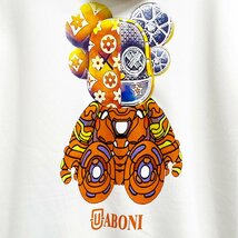 定番EU製＆定価4万◆UABONI*ユアボニ*パーカー*フランス*パリ発◆米国綿 通気 ゆったり 個性 スウェット ベアブリック/Bearbrick M/46_画像6