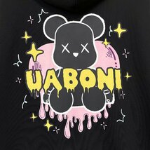 個性EU製＆定価4万◆UABONI*Paris*パーカー*ユアボニ*パリ発◆コットン100％ 高級 ソフト クマ スウェット 可愛い トレーナー 男女兼用 XL_画像6