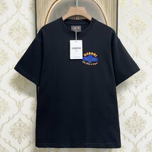 高級EU製＆定価2万◆UABONI*Paris*半袖Tシャツ*ユアボニ*パリ発◆コットン100％ 吸汗 ソフト 快適 遊び心 アメカジ ストリート 街着 XL/50_画像2