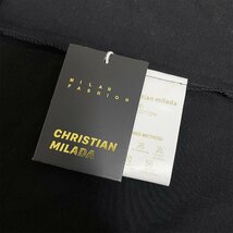 定価2万★christian milada・ミラノ発・半袖Tシャツ★上品 ナチュラル ゆったり 快適 スウェット デイジー柄 可愛い 定番 男女兼用 夏XL/50_画像9