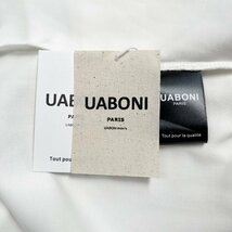 一枚限定EU製＆定価4万◆UABONI*Paris*パーカー*ユアボニ*パリ発◆コットン100％ 薄手 ソフト スウェット アメカジ プルオーバー 2XL/52_画像10