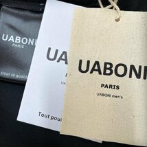 一枚限定EU製＆定価5万◆UABONI*Paris*長袖シャツ*ユアボニ*パリ発◆上品 薄手 軽量 シンプル 無地 ライトアウター ストリート 個性 L/48_画像9