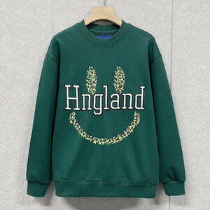  popular * sweatshirt regular price 4 ten thousand *Emmauela* Italy * milano departure * cotton 100% fine quality soft comfortable britain character pull over unisex everyday M/46