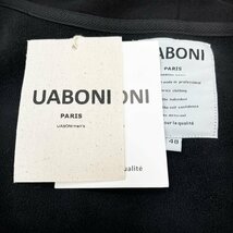 一枚限定EU製＆定価5万◆UABONI*Paris*パーカー*ユアボニ*パリ発◆コットン100％ 厚手 裏起毛 暖かい オシャレ アメカジ カットソー L/48_画像10