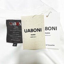 最高峰EU製＆定価4万◆UABONI*Paris*トレーナー*ユアボニ*パリ発◆上品 コットン 通気 ゆったり 遊び心 スウェット カジュアル 定番 2XL/52_画像9