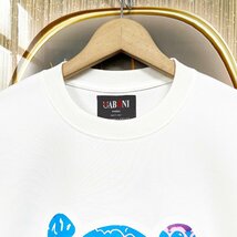 高級EU製＆定価4万◆UABONI*Paris*トレーナー*ユアボニ*パリ発◆上品 個性 吸湿 クマ カラフル 長袖 カットソー ユニセックス L/48サイズ_画像3