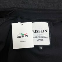 絶賛ヨーロッパ製※定価4万◆ブルガリア発※RISELIN 長袖シャツ 高品質シルク混 洗練 接触冷感 総柄 トップス ゴルフ 通勤 紳士 日常 L_画像9