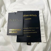 定価6万★christian milada・ミラノ発・ジャケット★上品 薄手 防風 洗練 個性 ブルゾン マウンテンパーカ アウター 普段着 2XL/52サイズ_画像10