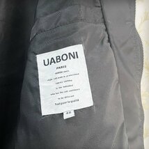 最上級EU製＆定価8万◆UABONI*Paris*フライトジャケット/MA-1*ユアボニ*パリ発◆個性 薄手 豪華刺繍 USAF*TYPE ミリタリー XL/50サイズ_画像9