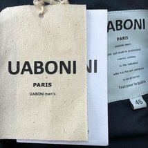 逸品EU製＆定価18万◆UABONI*レザージャケット*Paris*ユアボニ*パリ発◆上質羊革 シープスキン 重厚 ライダース 革ジャン YKKファスナー2XL_画像9