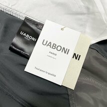 新作EU製＆定価5万◆UABONI*Paris*スラックス*ユアボニ*パリ発◆上質 快適 速乾 ビッグシルエット チノパン ボトムス スポーティー XL/50_画像9