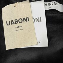 一枚限定EU製＆定価5万◆UABONI*Paris*セーター*ユアボニ*パリ発◆豪華ミンク/カシミヤ混 上質 裏起毛 防寒 総柄 レトロ 日常着 トップス M_画像10