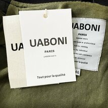 最高峰EU製＆定価18万◆UABONI*Paris*ライダース*ユアボニ*パリ発◆最上級羊革 INDIANS 豪華刺繍 レザーMA-1フライトジャケット 革ジャン M_画像9