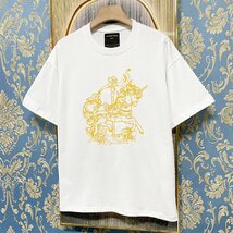 定価2万★christian milada・ミラノ発・半袖Tシャツ★コットン100％ 上品 薄手 吸汗速乾 通気 ユニコーン トップス 男女兼用 L/48サイズ_画像10