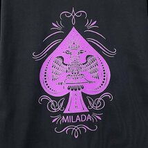 定価2万★christian milada・ミラノ発・半袖Tシャツ★上級 綿100％ 快適 薄手 通気 ロゴ 個性 トップス プルオーバー 夏 男女兼用 M/46_画像5