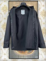 一枚限定EU製＆定価5万◆UABONI*Paris*長袖シャツ*ユアボニ*パリ発◆上品 薄手 軽量 シンプル 無地 ライトアウター ストリート 個性 L/48_画像3