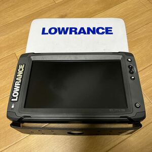 ローランス エリート9Ti LOWRANCE ELITE9Ti 魚群探知機 英語表記　架台　画面　カバー　