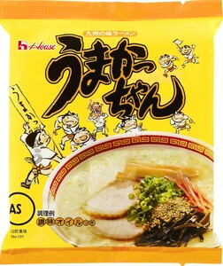 大特価　激安　数量限定　10食分￥1580　1食分￥158　　九州博多　庶民の豚骨ラーメン　 NO1 うまかっちゃん　九州味　全国送料無料 4710