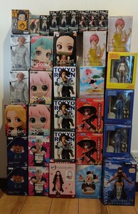 未開封★中古★Qposket 東京リベンジャーズ 五等分の花嫁 スパイファミリー トムとジェリー 鬼滅の刃 フィギュア コレクタブル 34個セット