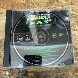 ◎ HIPHOP,R&B PROJECT PAT - DON'T SAVE HER INST,シングル CD 中古品