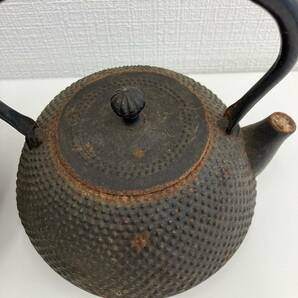 #2589 鉄瓶 鉄製品 茶道具 茶器 急須 煎茶道具 作者不明 蔵出し ビンテージコレクション 当時物 の画像8