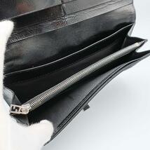 正規品 フェンディ FENDI 長財布 LongWallet ズッカ Zucca 箱 Box カード Card 黒 Black Authentic Mint_画像7