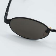 正規品 カルバンクライン Calvin Klein サングラス Sunglasses オーバル Oval 黒 Black Authentic Mint_画像2