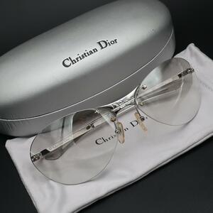 正規品 ディオール Dior サングラス Sunglasses 箱 ハードケース Box 袋 Christian Dior Authentic Mint