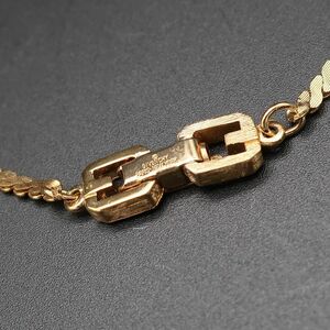 正規品 ジバンシィ GIVENCHY ブレスレット Bracelet Gロゴ Logo 喜平チェーン Kapeesh Chain ゴールド Gold Authentic Mint