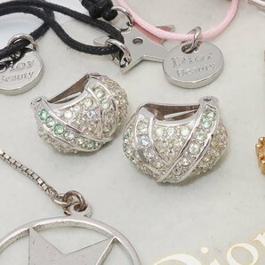 アクセサリー類 セット まとめ やま ディオールのみ Dior ネックレス Necklace イヤリング Earrings ラインストーン Rhinestones Authenticの画像2