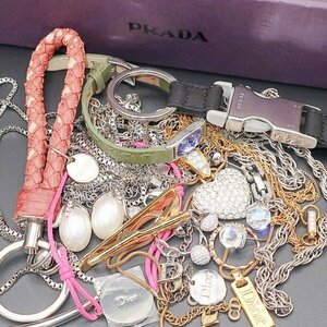 アクセサリー セット まとめ ディオール Dior プラダ PRADA ボッテガヴェネタ Bottega Veneta ラインストーン Rhinestones Authentic