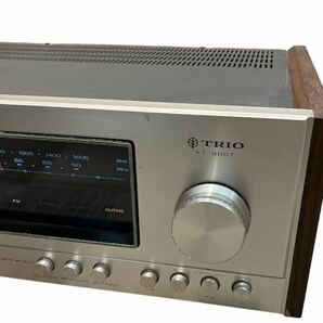 【TRIO】KT-9007 オーディオ機器 ステレオチューナー ラジオチューナー FM/AM 音響機器 アンティーク レトロ 通電確認◯ トリオの画像5