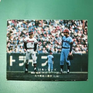 1976年　カルビー　プロ野球カード　76年　279番　広島　大下　　　【B90】