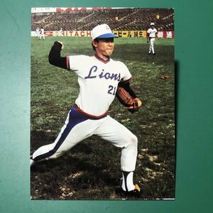 1973年　カルビー　プロ野球カード　73年　112番　太平洋　東尾　　　【C29】